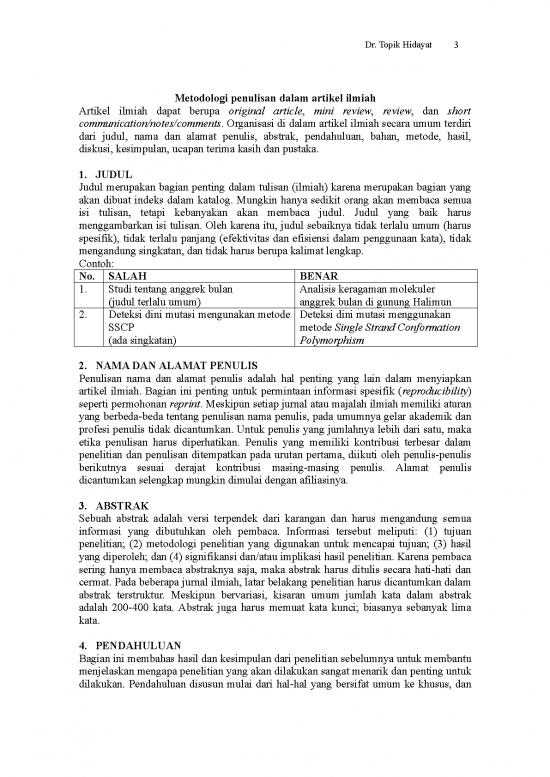 Tujuan Penelitian Adalah 39618 Penulisan Artikel Ilmiah