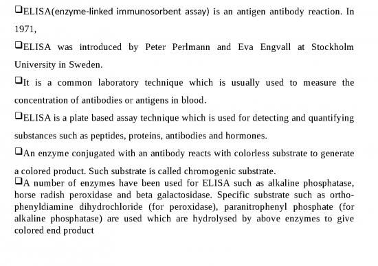 Enzyme Assay Slideshare Elisa Principle Types And Applications