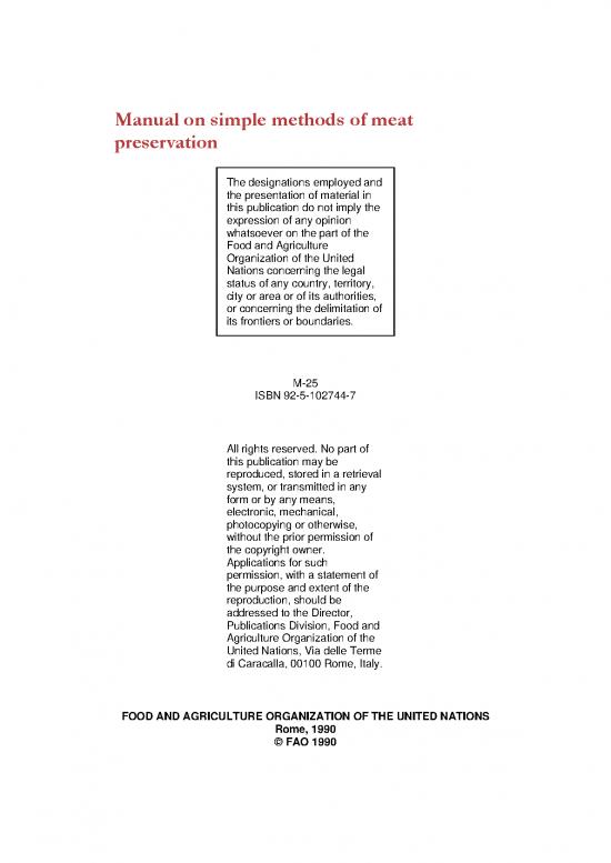 Food Preservation Methods Pdf Methmeatpreservemanun