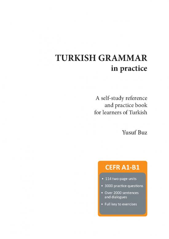 Turkish Grammar Pdf Turkish Grammar Grammar Sample Pages