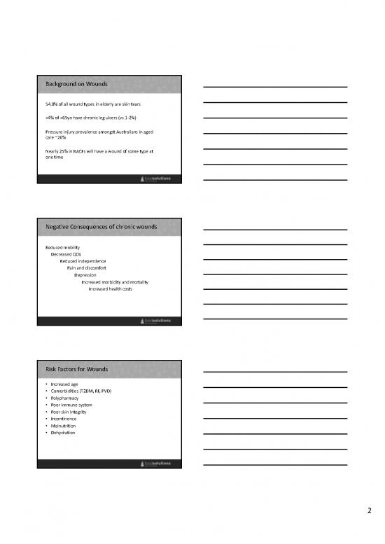 Nutrition And Wound Healing Handout