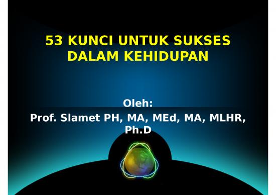 picture Power Point Motivasi - 53 Kunci Untuk Sukses Dalam Kehidupan picture Power Point Motivasi - 53 Kunci Untuk Sukses Dalam Kehidupan