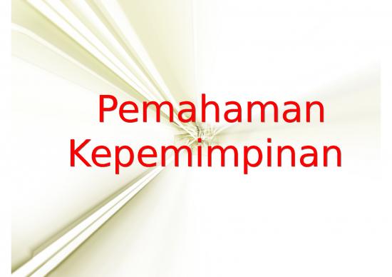 picture Power Point Motivasi - Pemahaman Kepemimpinan