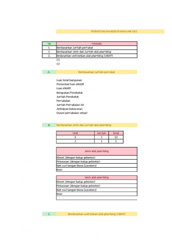 picture1_Excel Sheet Download 159 | Perhitungan Excel Perencanaan Plambing