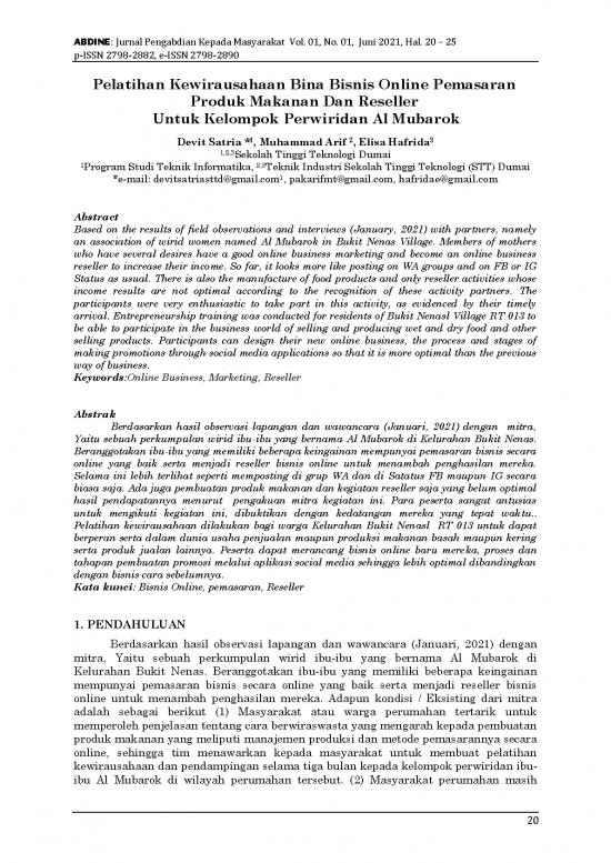 picture Contoh Presentasi Bisnis Produk 235 | Pelatihan Kewirausahaan Pemasaran Produk Makanan Dan Reseller