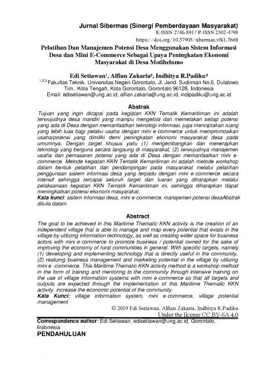 picture Presentasi Usaha 256 | Pelatihan Dan Manajemen Potensi Desa Menggunakan Sistem Informasi Desa Dan Ecommerce