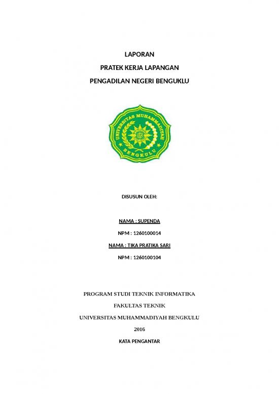 picture Laporan Doc 343 | Laporan Pkl Di Pengadilan Negeri Benguklu