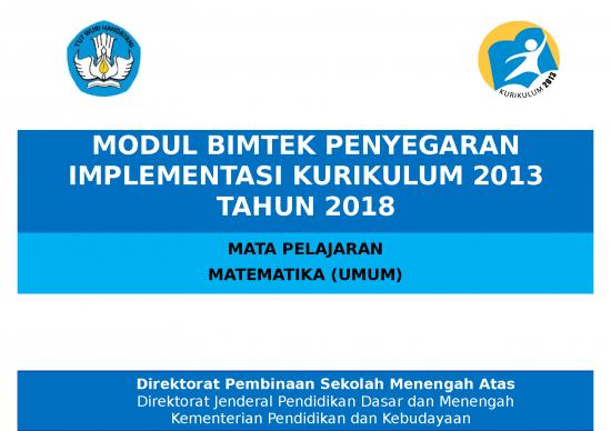 picture Contoh Penilaian Pembelajaran 503 | Modul Bimtek Penyegaran Matematika Umum