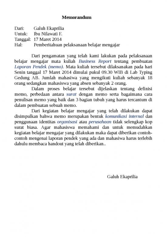 picture Laporan Doc 714 | Memo Pemberitahuan Pelaksanaan Belajar Mengajar