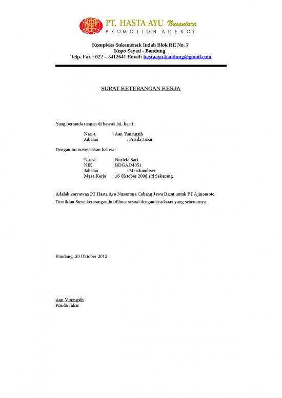 picture Download Word Excel 2007 831 | Surat Keterangan Kerja 4