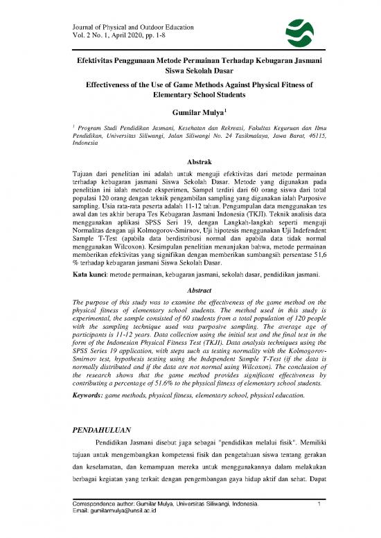 picture Contoh Metode Penelitian 939 | Efektivitas Penggunaan Metode Permainan Kebugaran Jasmani