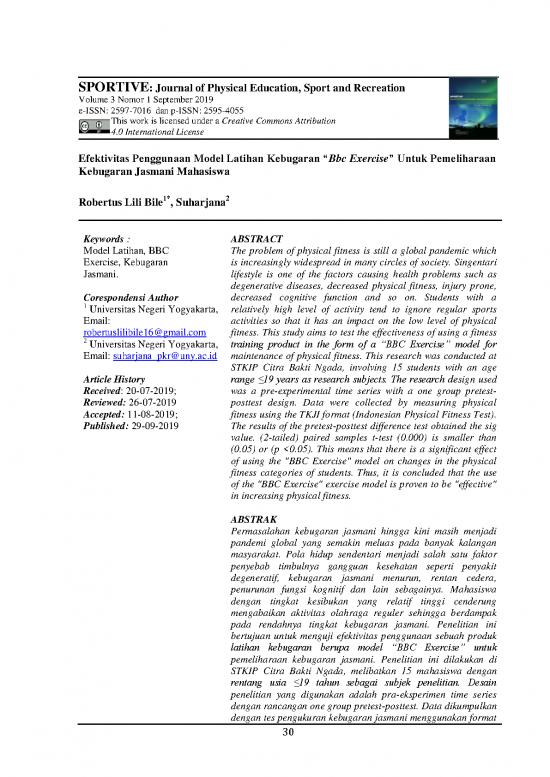 picture Work Spreadsheet 940 | Efektivitas Penggunaan Model Latihan Kebugaran Jasmani