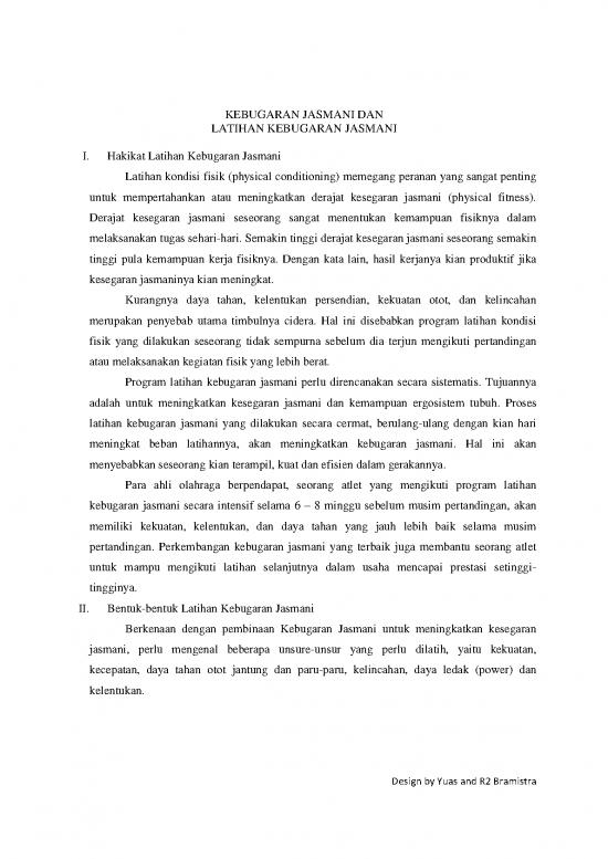 picture Kebugaran Jasmani Dan Latihan
