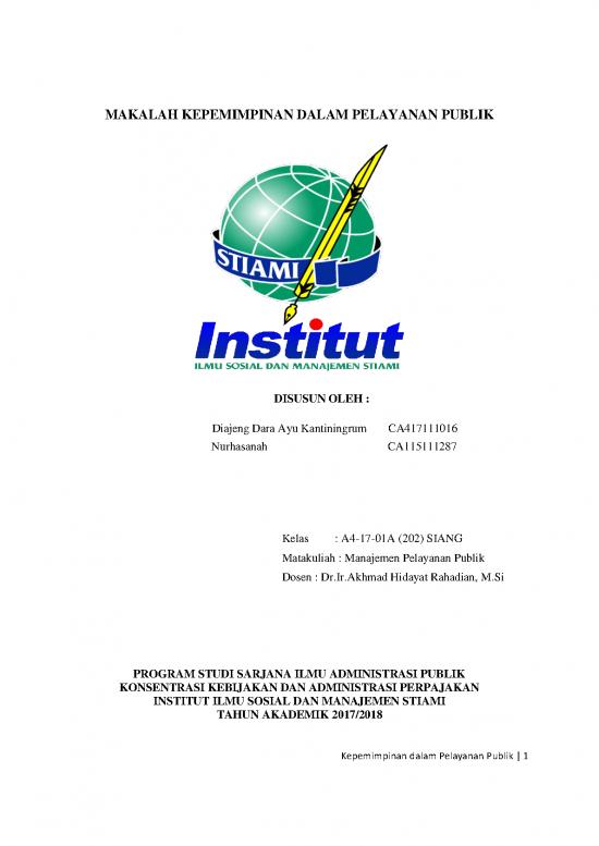 picture Laporan Pdf 971 | Makalah Kepemimpinan Dalam Pelayanan Publik picture Laporan Pdf 971 | Makalah Kepemimpinan Dalam Pelayanan Publik