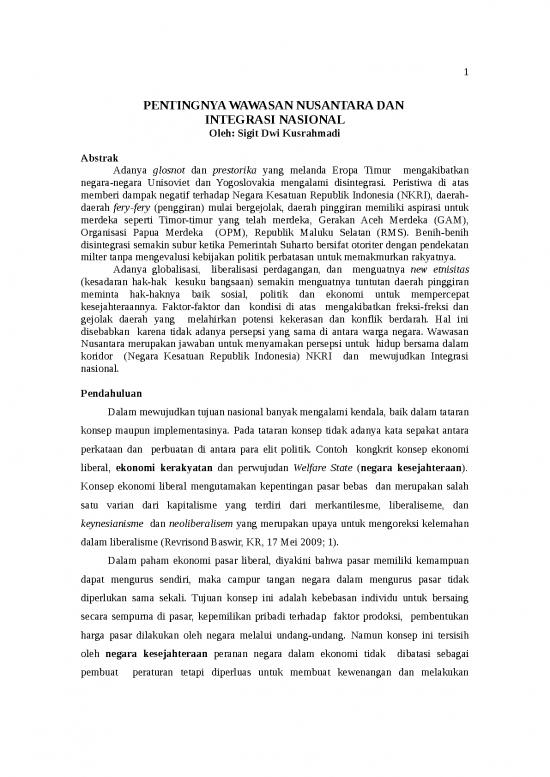 picture Makalah Pentingnya Wawasan Nusantara Dan Integrasi Nasional