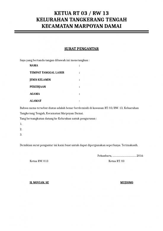 picture Surat Pengantar Domisili
