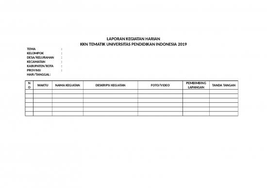 picture Laporan Doc 1289 | Laporan Kegiatan Harian Kkn Tematik