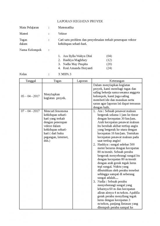 picture Laporan Doc 1303 | Laporan Kegiatan Matematika Penerapan Vektor