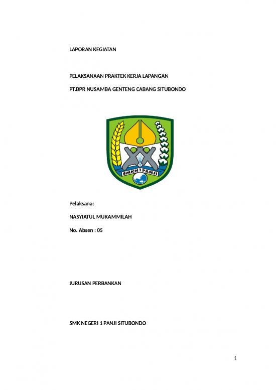 picture Laporan Doc 1307 | Laporan Kegiatan Pelaksanaan Praktek Kerja Lapangan picture Laporan Doc 1307 | Laporan Kegiatan Pelaksanaan Praktek Kerja Lapangan