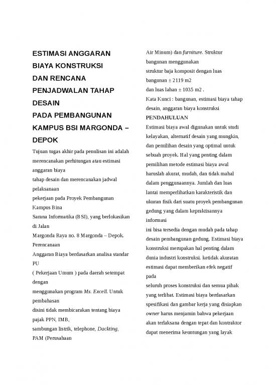 picture Contoh Rab Bangunan 1562 | Makalah Estimasi Anggaran Biaya Konstruksi Dan Penjadwalan Pembangunan Kampus