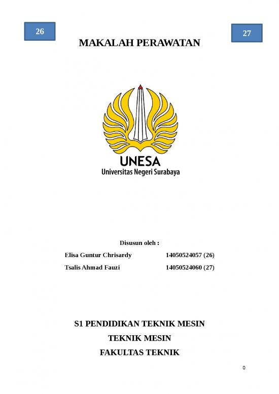 picture Makalah Teknik Pemeliharaan Mesin