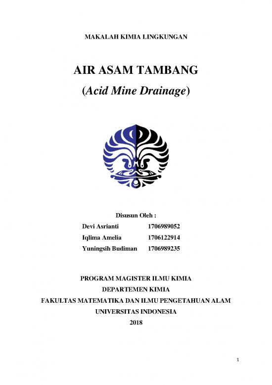 picture1_Presentasi Usaha 1625 | Makalah Kimia Lingkungan Air Asam Tambang
