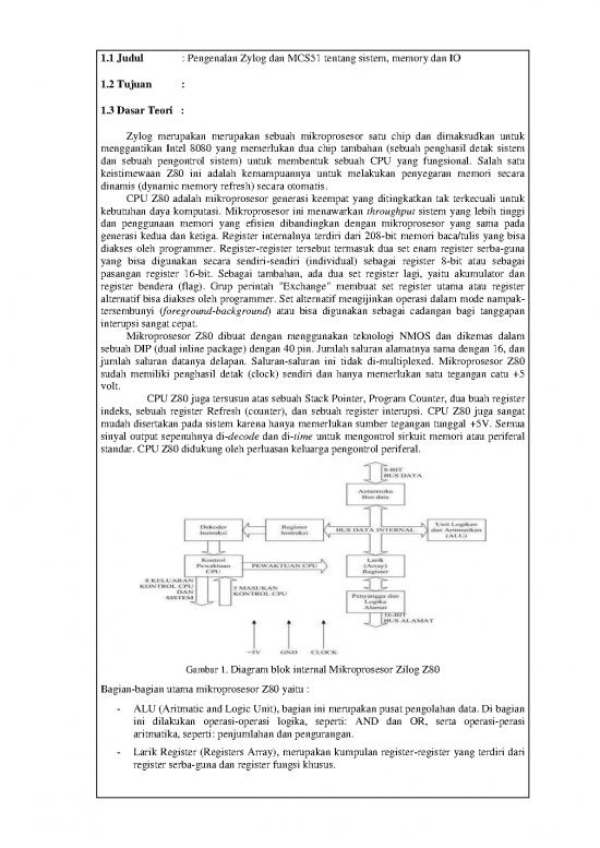 picture1_Teori Sistem Pdf 1691 | Laporan Percobaan Pengenalan Mikroproses
