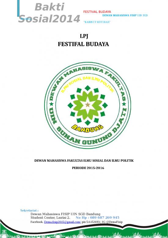 picture Lpj Kegiatan Festival Budaya picture Lpj Kegiatan Festival Budaya