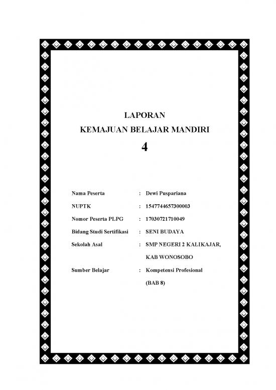 picture Laporan Pdf 1776 | Laporan Kemajuan Belajar Mandiri