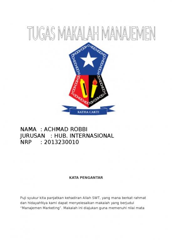 picture Makalah Manajemen Pemasaran