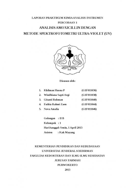 picture Laporan Doc 1804 | Laporan Praktikum Analisis Amoxicillin Dengan Metode Spektrofotometri Ultraviolet