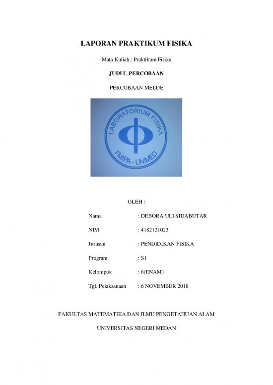 picture Laporan Pdf 1820 | Laporan Praktikum Fisika Percobaan Melde