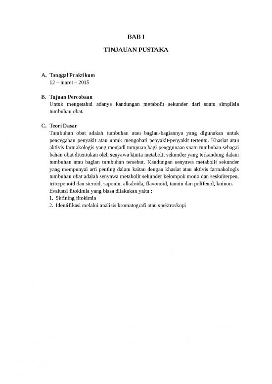 picture1_Contoh Tinjauan Teori 1828 | Laporan Praktikum Kandungan Metabolit Sekunder Dari Simplisia Tumbuhan Obat