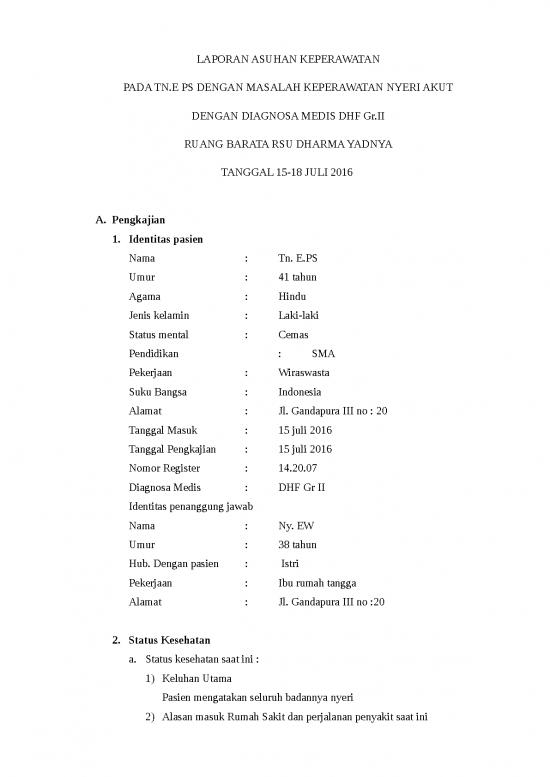 picture Laporan Doc 1904 | Askep Nyeri Akut picture Laporan Doc 1904 | Askep Nyeri Akut