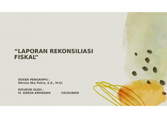picture Power Point Laporan Keuangan 2021 | Power Point Laporan Rekonsiliasi Fiskal 2