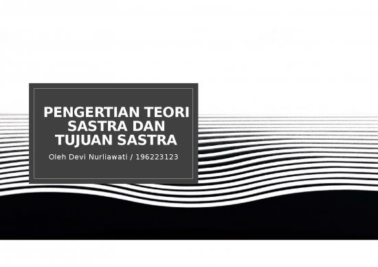picture Power Point - Pengertian Teori Dan Tujuan Sastra