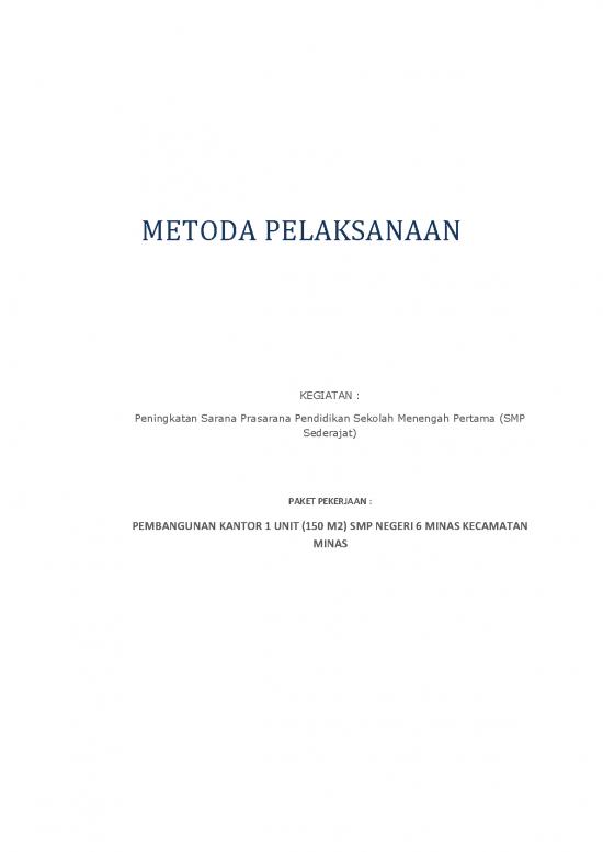 picture1_Manajemen Pdf 2054 | Contoh Metode Pelaksanaan Pembangunan Kantor 1 Unit 150 M2 Smp