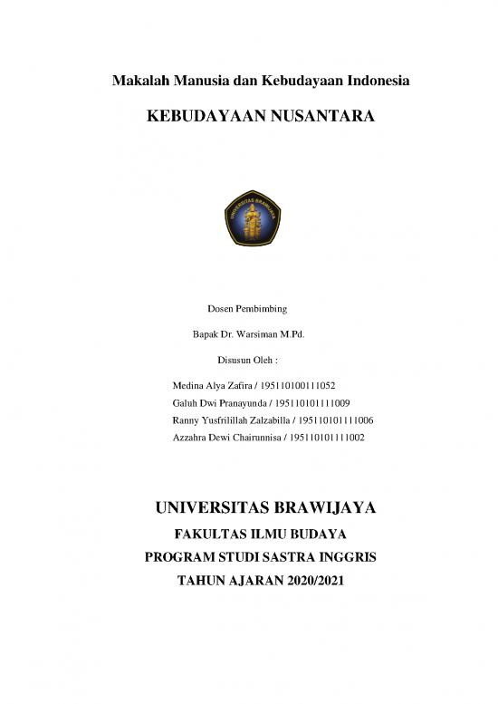 picture1_Makalah Pdf 2109 | Makalah Manusia Dan Kebudayaan Indonesia - Kebudayaan Nusantara