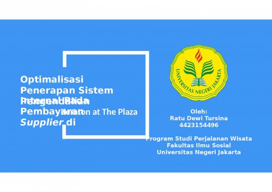 picture Hotel Powerpoint Template 2185 | Power Point - Sistem Pengendalian Internal Atas Pembayaran Supplier