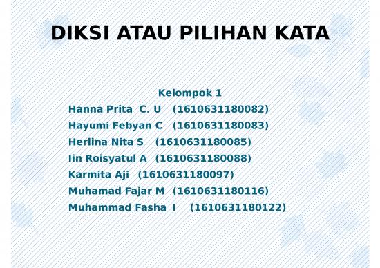 picture Power Point - Diksi Atau Pilihan Kata picture Power Point - Diksi Atau Pilihan Kata