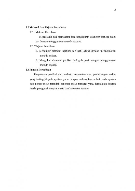 Laporan Praktikum Mikromeritik Pengukuran Diameter Partikel Suatu Zat