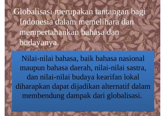 Power Point - Bahasa Dan Budaya