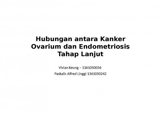 picture_Contoh Laporan Penelitian 2416 | Power Point- Hubungan Antara Kanker Ovarium Dan Endometriosis Tahap Lanjut