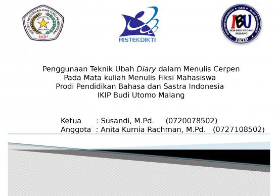 picture1_Presentasi Usaha Ppt 2450 | Power Point- Penggunaan Teknik Ubah Diary Dalam Menulis Cerpen picture1_Presentasi Usaha Ppt 2450 | Power Point- Penggunaan Teknik Ubah Diary Dalam Menulis Cerpen