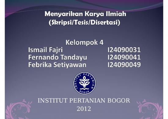 picture_Contoh Skripsi Pertanian 2456 | Power Point- Perilaku Konsumen Susu Fermentasi Kefir Merek Biokefir Di Beberapa Fitness Center Di Jakarta