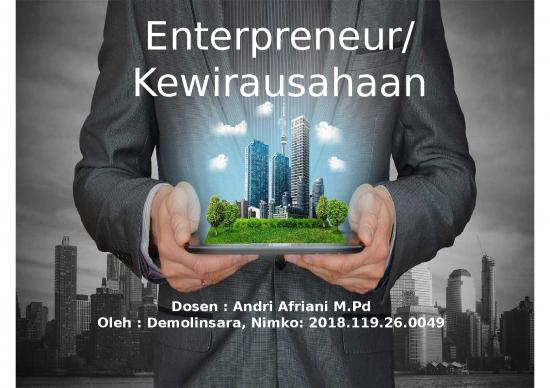 picture_Template Powerpoint Entrepreneurship 2484 | Kewirausahaan - Enterpreneur