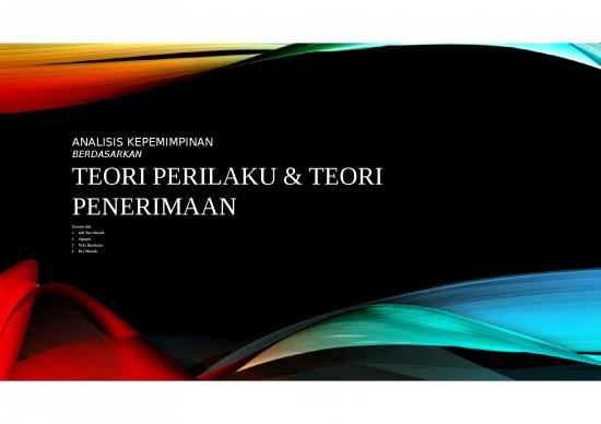 picture Leadership Ppt 2496 | Teori Perilaku Dan Teori Penerimaan