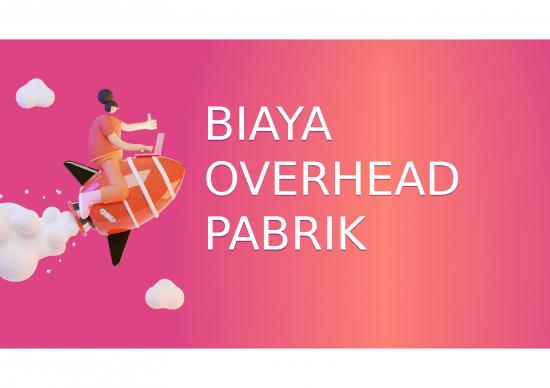 picture Power Point Manajemen 2632 | Biaya Overhead Pabrik