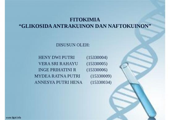 picture_Fitokimia - Glikosida Antrakuinon Dan Naftokuinon