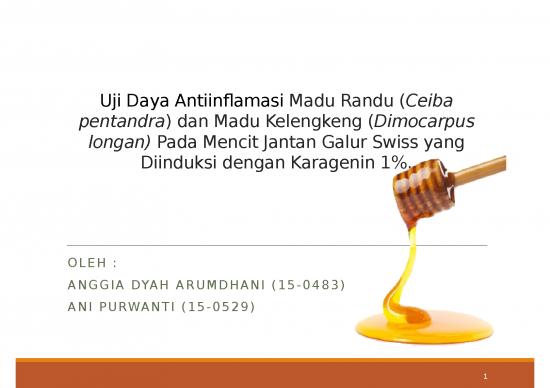 picture1_Uji Daya Antiinflamasi Madu Randu Ceiba Pentandra Dan Madu Kelengkeng Dimocarpus Longan Pada Mencit Jantan Galur Swiss